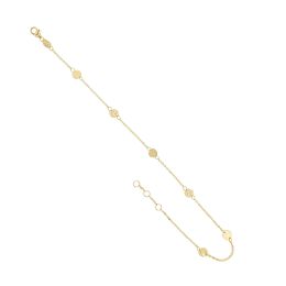 MOISS náramek na nohu ze žlutého zlata