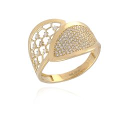 MOISS prsten ze žlutého zlata