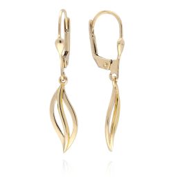 MOISS náušnice ze žlutého zlata