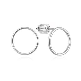 MOISS stříbrné náušnice KRUH