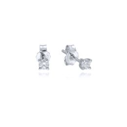MOISS náušnice z bílého zlata