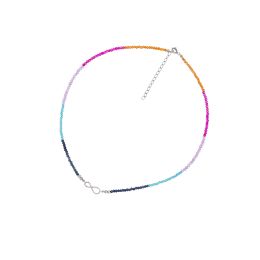 MOISS stříbrný korálkový náhrdelník