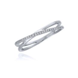 MOISS diamantový prsten z bílého zlata