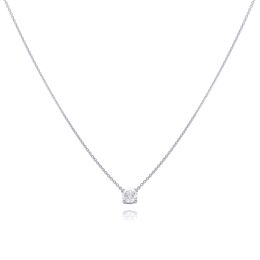 MOISSS náhrdelník z bílého zlata DIAMANT