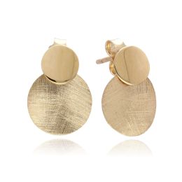 MOISS náušnice ze žlutého zlata