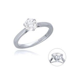 MOISS LG diamantový prsten z bílého zlata