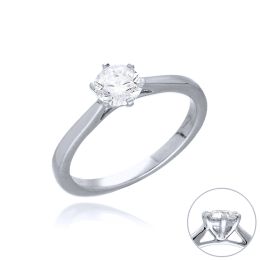 MOISS LG diamantový prsten z bílého zlata