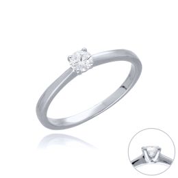 MOISS LG diamantový prsten z bílého zlata