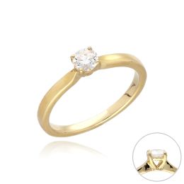 MOISS LG diamantový prsten ze žlutého zlata