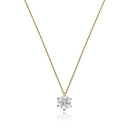 MOISS LG diamantový náhrdelník ze žlutého zlata