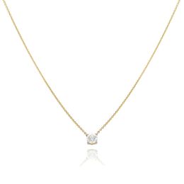 MOISS LG diamantový náhrdelník ze žlutého zlata