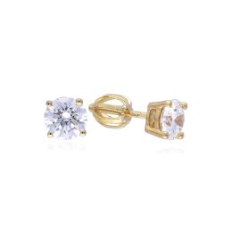 MOISS LG diamantové náušnice ze žlutého zlata