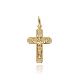 MOISS přívěsek ze žlutého zlata KŘÍŽEK