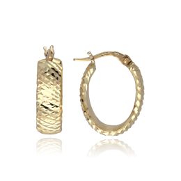 MOISS náušnice ze žlutého zlata