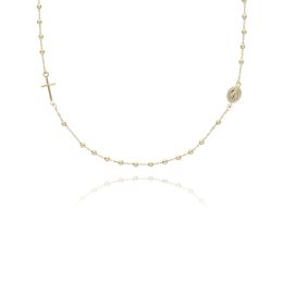 MOISS náhrdelník ze žlutého zlata KŘÍŽEK