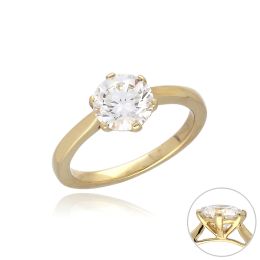 MOISS LG diamantový prsten ze žlutého zlata