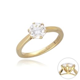 MOISS LG diamantový prsten ze žlutého zlata