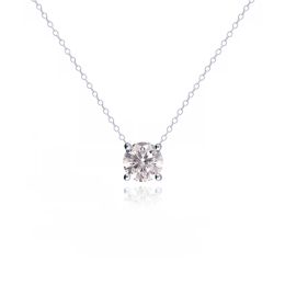 MOISS LG diamantový náhrdelník z bílého zlata
