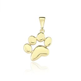 MOISS přívěsek ze žlutého zlata TLAPKA