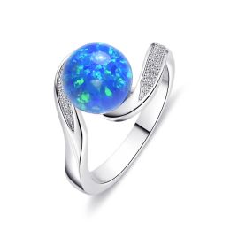 MOISS stříbrný prsten OPÁL