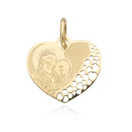 MOISS přívěsek ze žlutého zlata PANNA MARIE