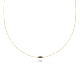 MOISS náhrdelník ze žlutého zlata ONYX