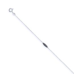 MOISS náramek z bílého zlata ONYX