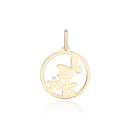 MOISS přívěsek ze žlutého zlata MOTÝL