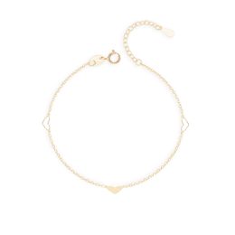 MOISS náramek ze žlutého zlata SRDCE