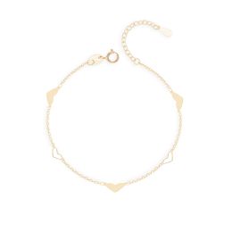 MOISS náramek ze žlutého zlata SRDCE