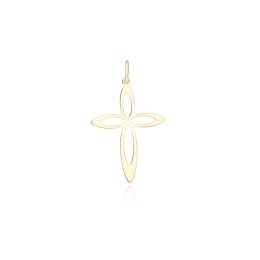 MOISS přívěsek ze žlutého zlata KŘÍŽEK