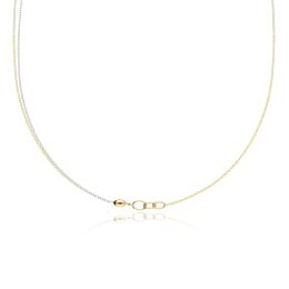 MOISS náhrdelník ze žlutého zlata BICOLOR