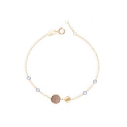 MOISS náramek ze žlutého zlata BICOLOR