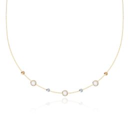 MOISS náhrdelník ze žlutého zlata BICOLOR