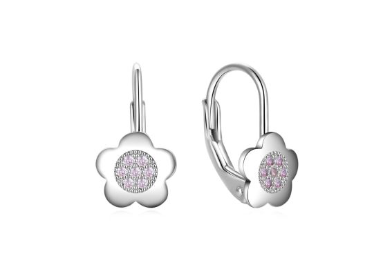 MOISS stříbrné náušnice KVĚTINA