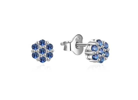 MOISS stříbrné náušnice KVĚTINA