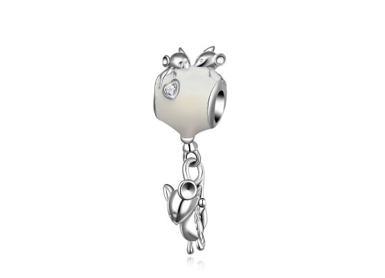 MOISS stříbrný přívěsek SMALT MYŠKY