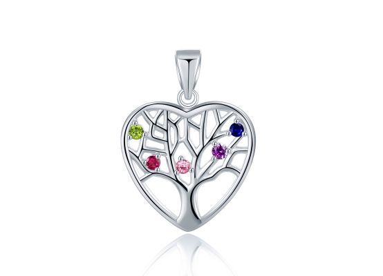 MOISS stříbrný přívěsek SRDCE