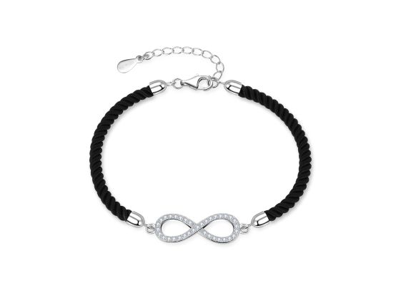 MOISS stříbrný náramek NEKONEČNO