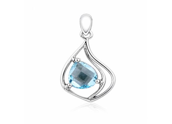 MOISS stříbrný přívěsek TOPAZ