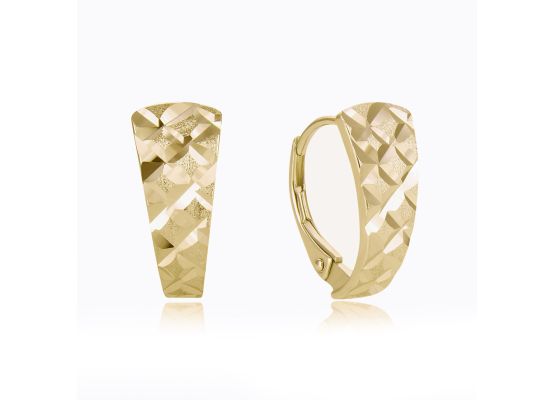 MOISS stříbrné náušnice GOLD