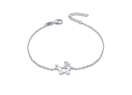 MOISS stříbrný náramek KOČÁREK