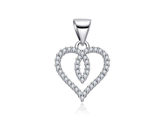 MOISS stříbrný přívěsek SRDCE