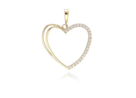 MOISS přívěsek ze žlutého zlata SRDCE