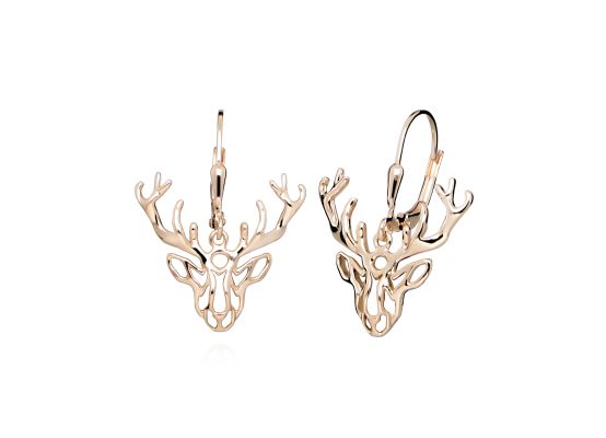 MOISS stříbrné náušnice JELEN