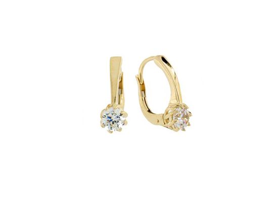 MOISS náušnice ze žlutého zlata