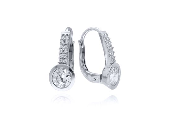 MOISS náušnice z bílého zlata