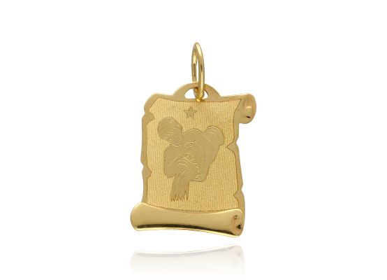 MOISS přívěsek ze žlutého zlata VODNÁŘ