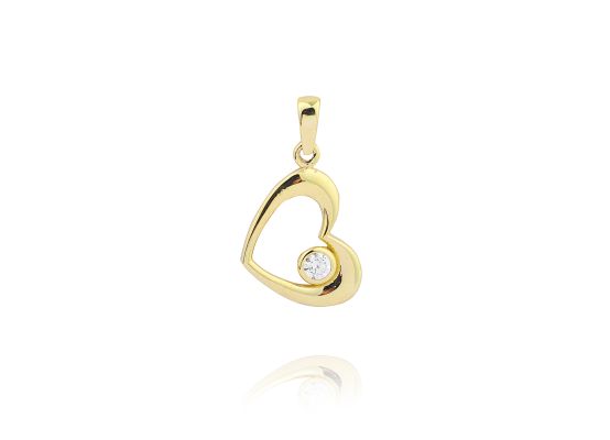 MOISS přívěsek ze žlutého zlata SRDCE