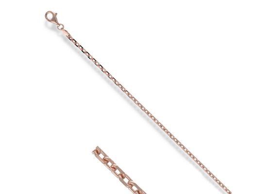 MOISS řetízek z růžového zlata ANKER